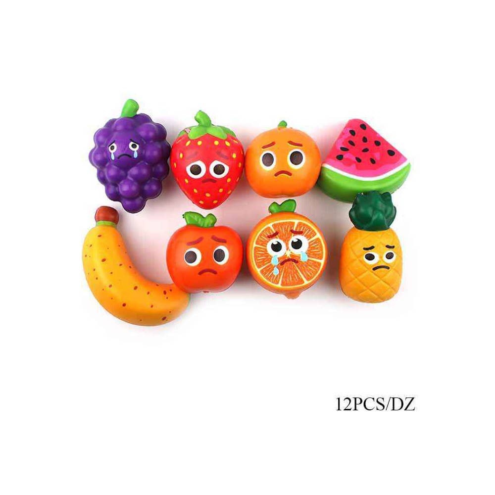 Fruit Character Squeeze Squishy Stress Relief Toy