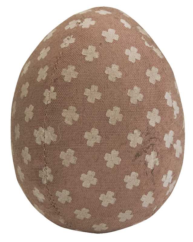 Vintage Fabric Egg, 3 Assorted