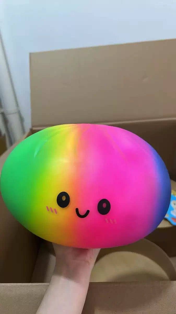 Huge Dumpling Deluxe – 10’ Jumbo Squishy-Rainbow 