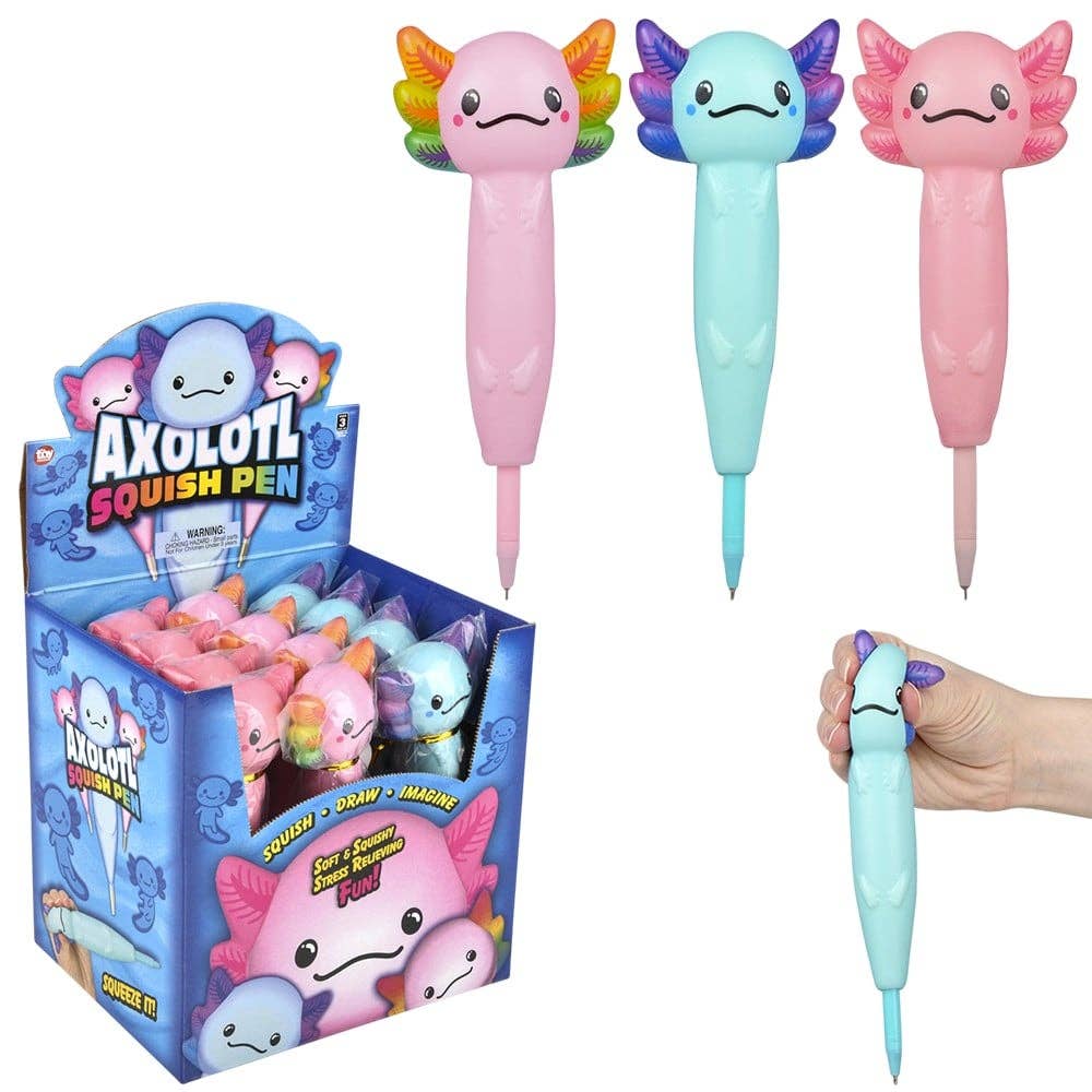 8.25" Squish Axolotl Pen 735