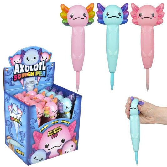 8.25" Squish Axolotl Pen 735