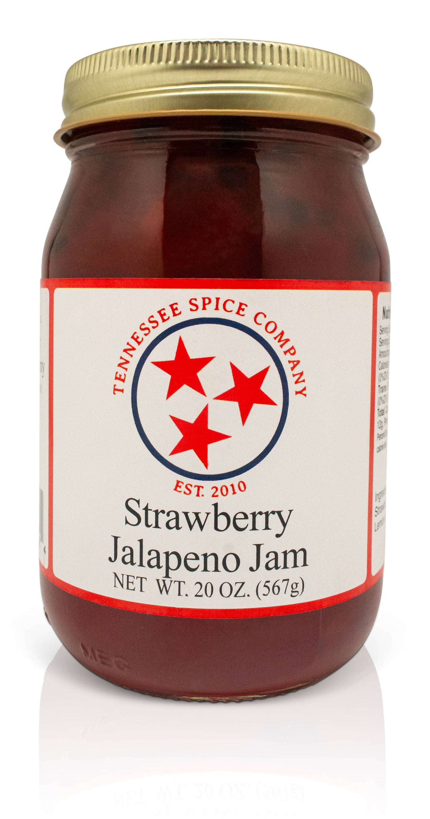Strawberry Jalapeno Jam - TN Spice (20 oz)