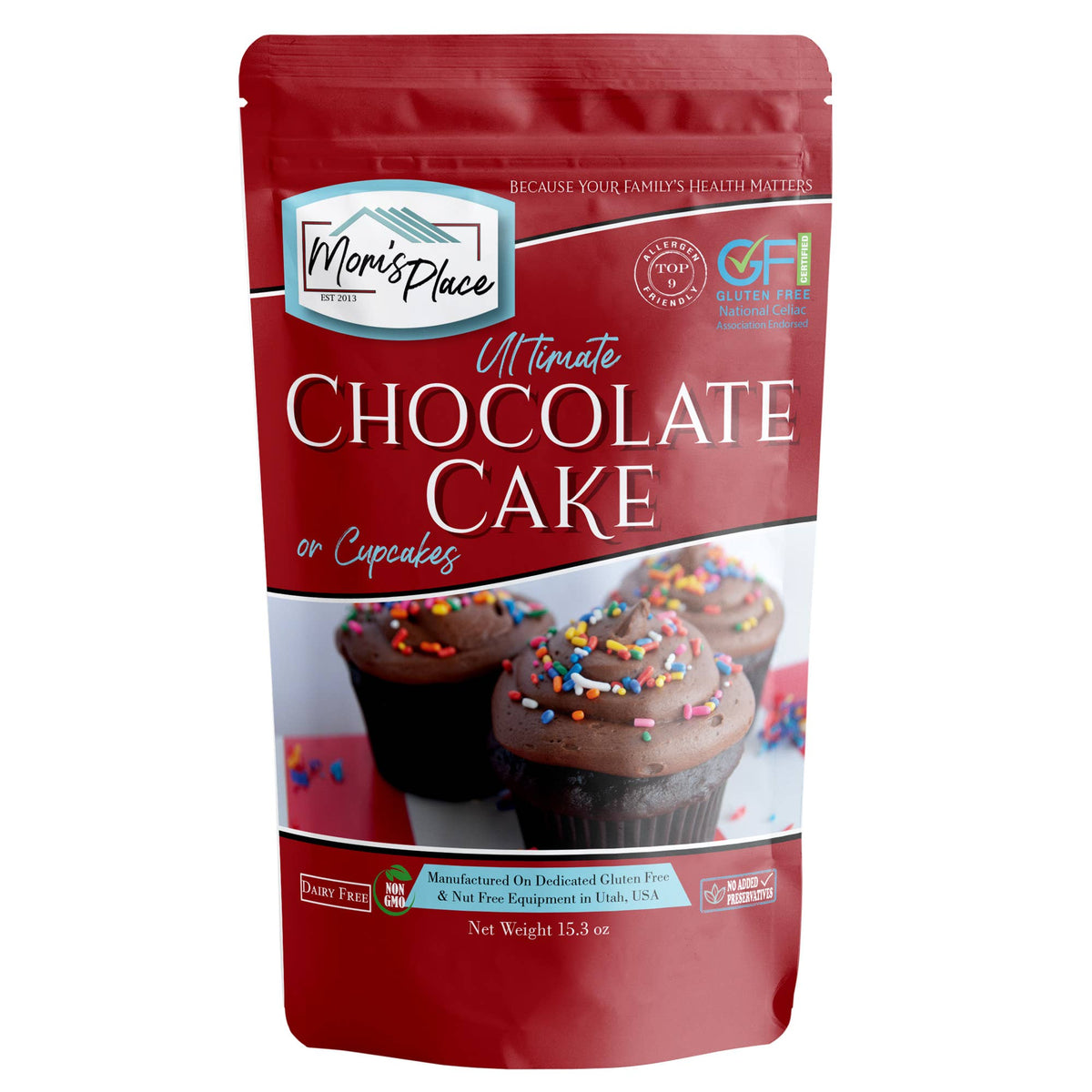 Gluten-Free Ultimate Chocolate Cake or Cupcake Mix