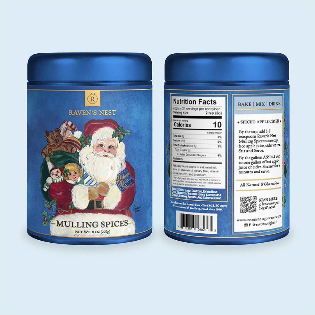 NEW! Santa - Raven's Holiday Keepsake Tin