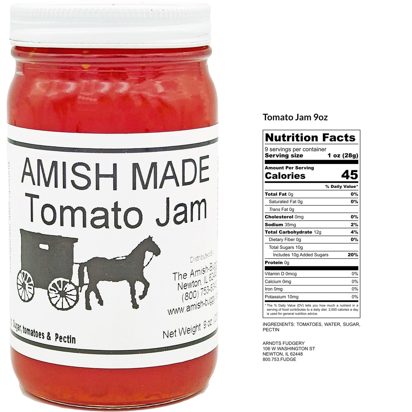 Amish made Jam and Jellies - 8 oz.