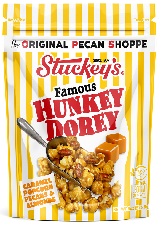 Hunkey Dorey Popcorn with Pecans & Almonds. 700
