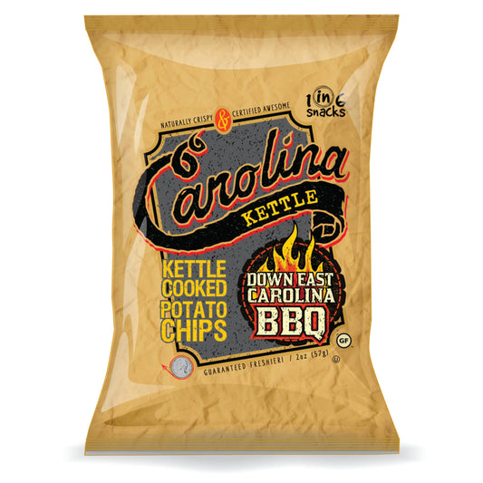 BBQ Carolina Kettle Chips 2 oz Case (20)