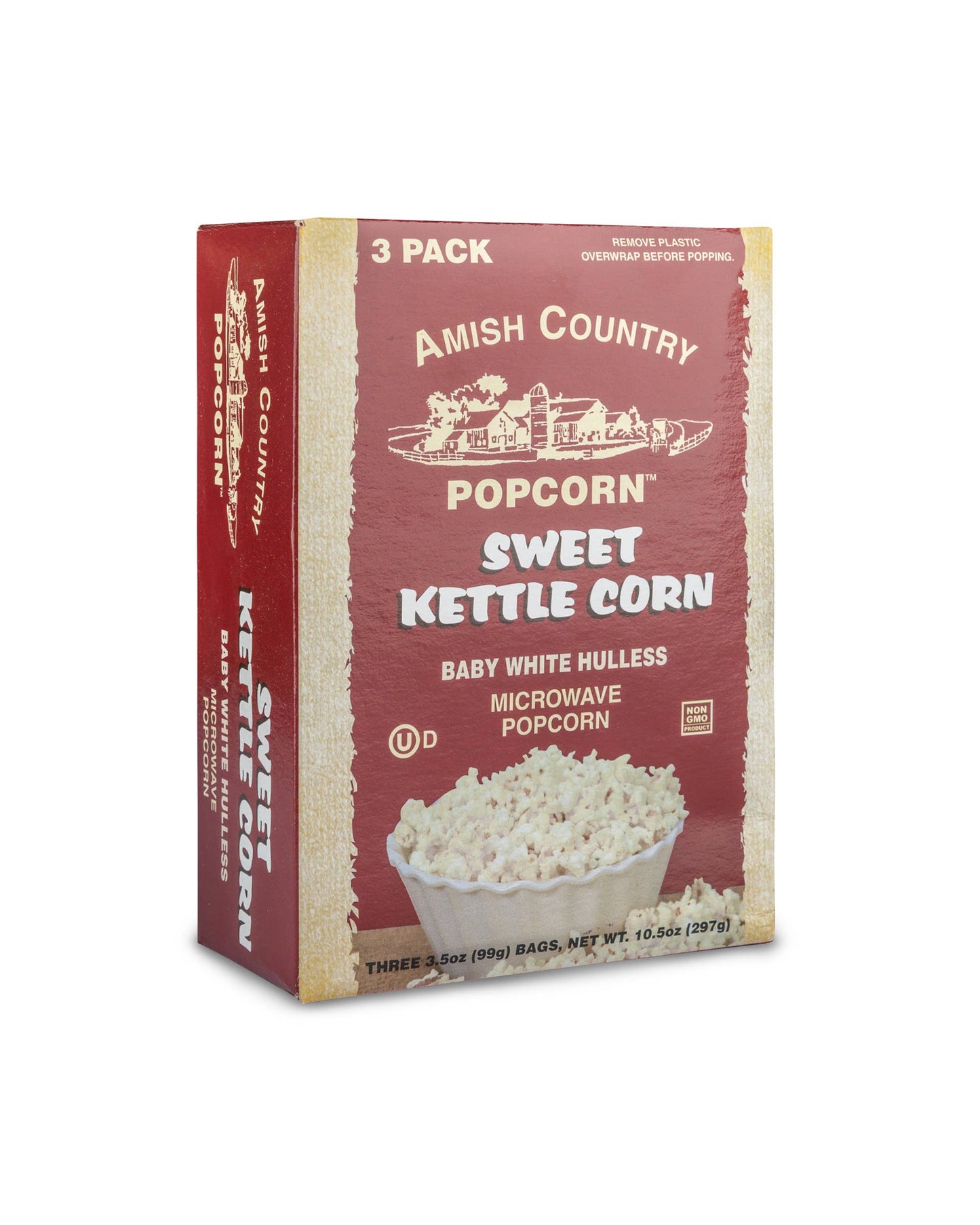 3pk Microwave Sweet Kettle Popcorn