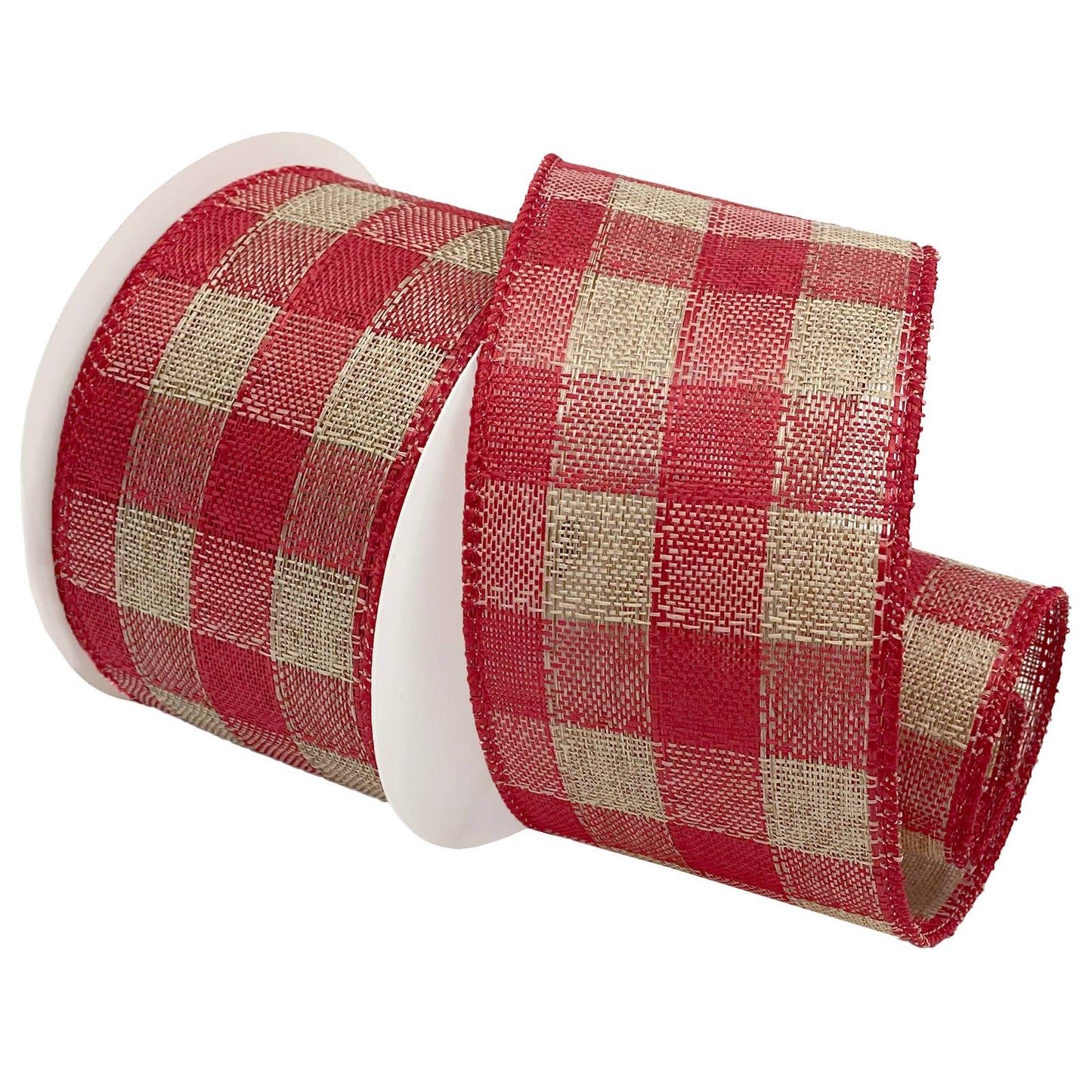 #7378 Gingham Burlap (wired)