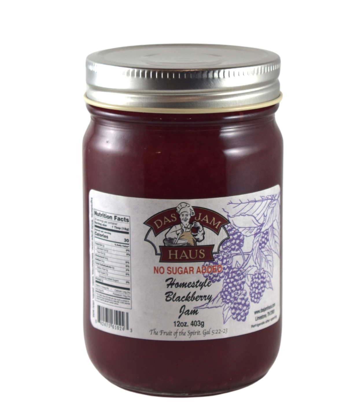 No Sugar Added BlackberryJam