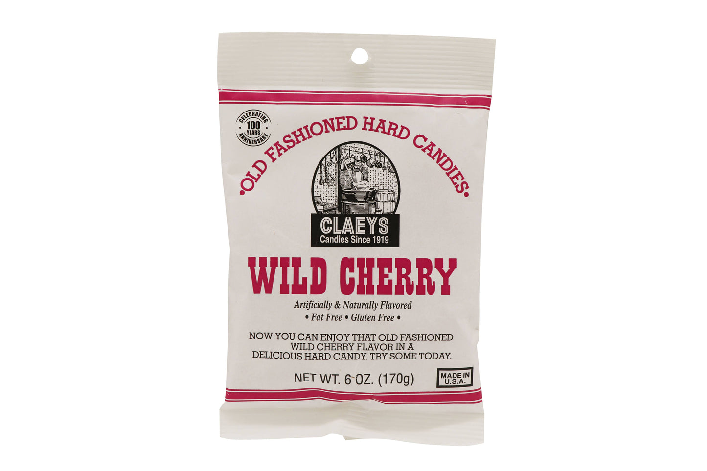 Claeys Old Fashioned Hard Candies Wild Cherry, 6oz