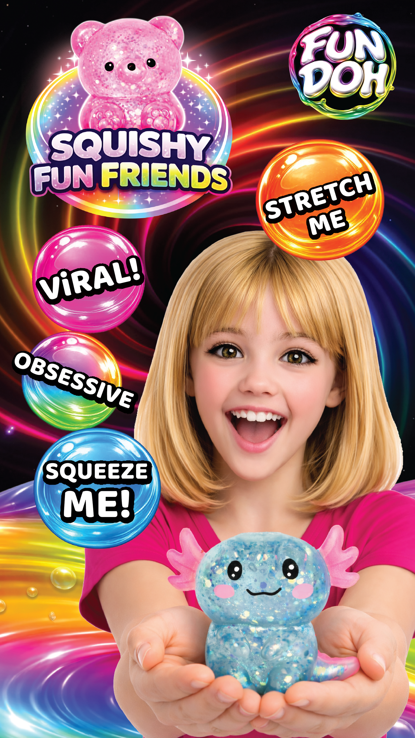 Fun Doh Squishy Gummy Fidget Toy