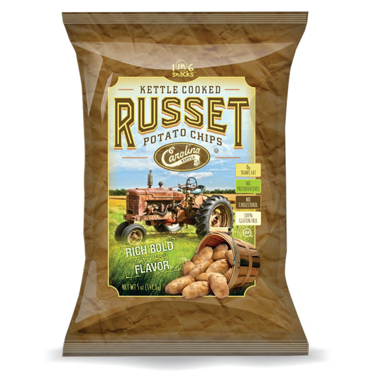 Russet Carolina Kettle Chips 2 oz Case (20)