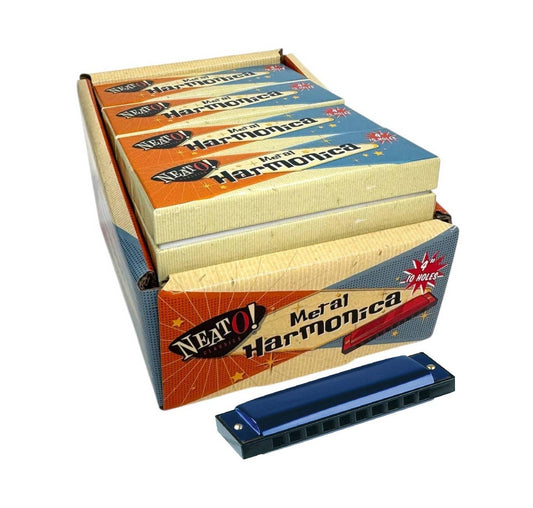 Neato! 4" Metal Harmonica -