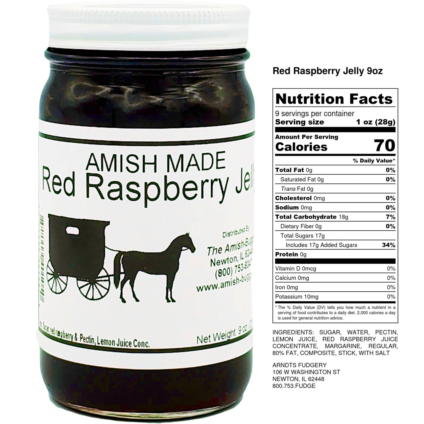 Amish made Jam and Jellies - 8 oz.