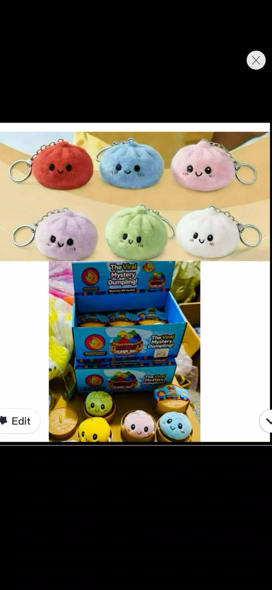 Keychain Fluffy Dumpling - Mystery Colors - HOT | Trending