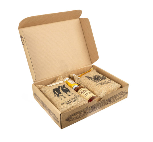 Burlap Gift Box