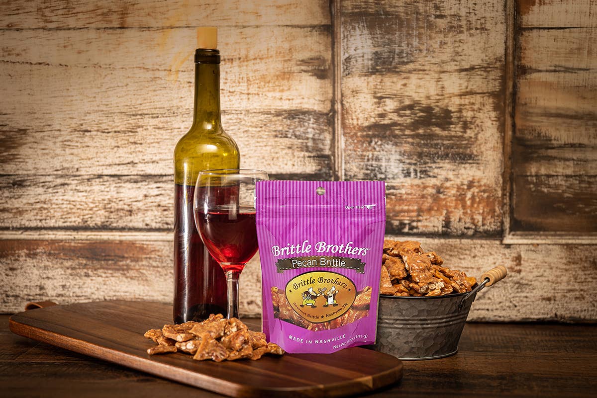 Brittle Brothers Pecan Brittle - 5 oz. Bag