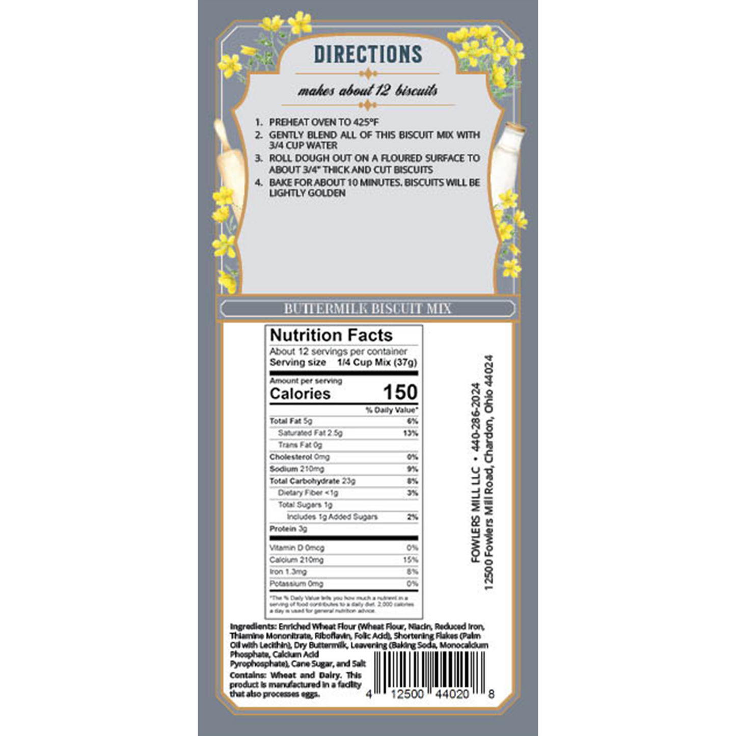 Buttermilk Biscuit Mix