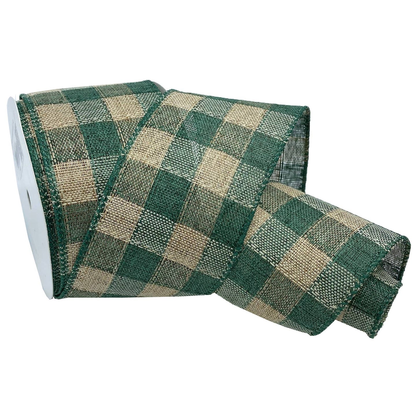 #7378 Gingham Burlap (wired)