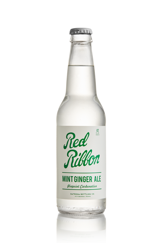 Red Ribbon Mint Ginger Ale, 12 Fl oz, 12ct Bottles