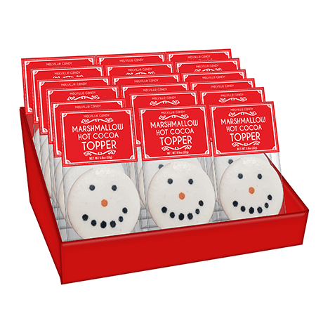 Smiling Snowman Marshmallow Toppers