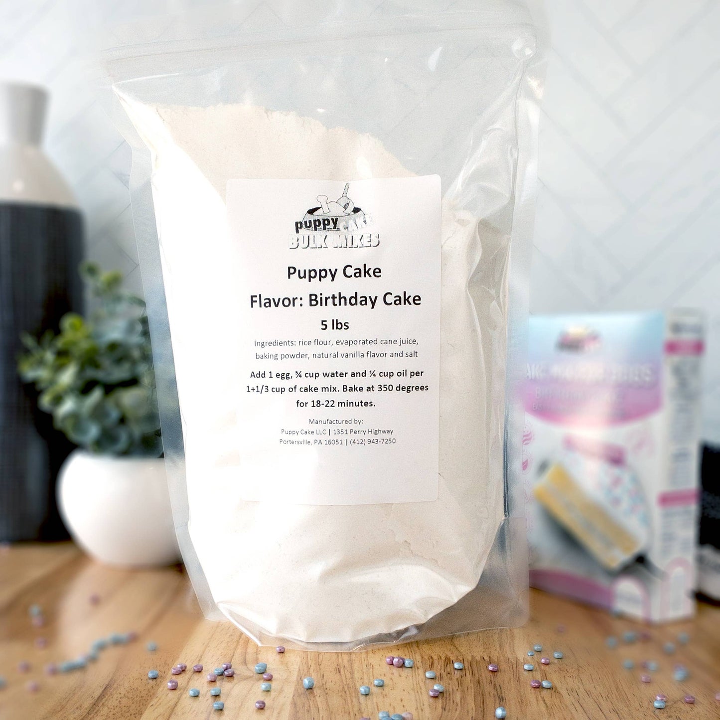 Bulk Puppy Cake - Dog Birthday Cake Mix - 5 lb. Bag