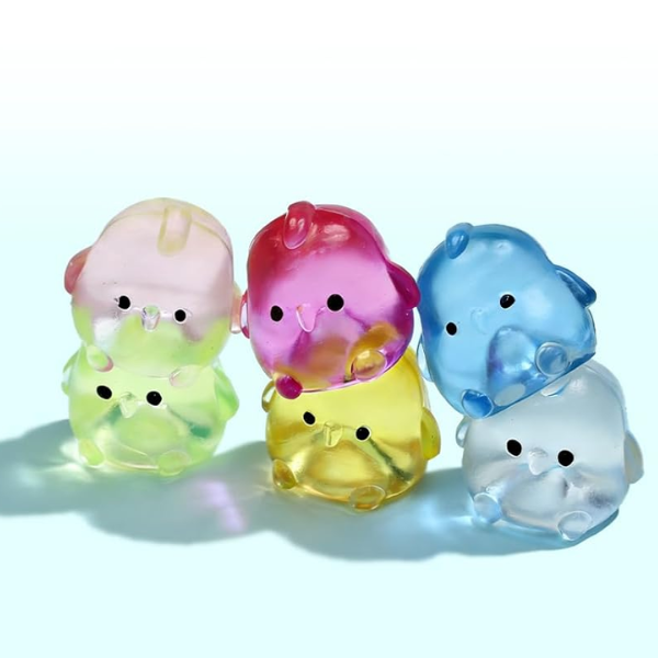 12pc Miniature Squishy Chickens 735