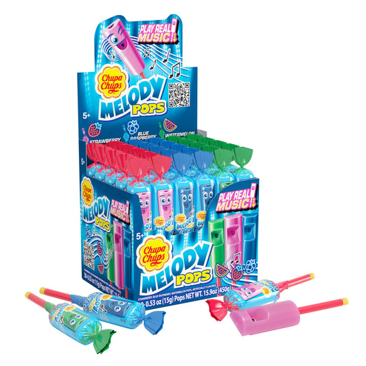 Chupa Chups Melody Pops, 3 Flavor Mix,