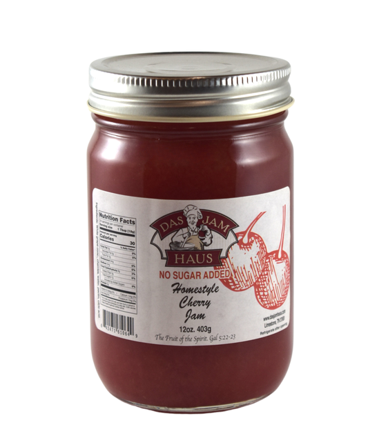 No Sugar Added Cherry Jam
