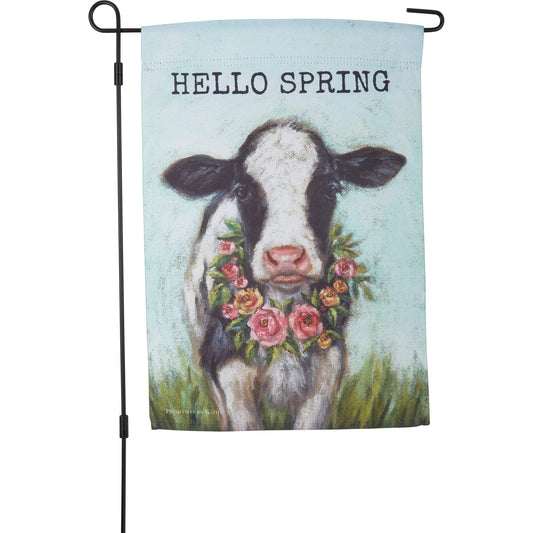 Hello Spring Garden Flag