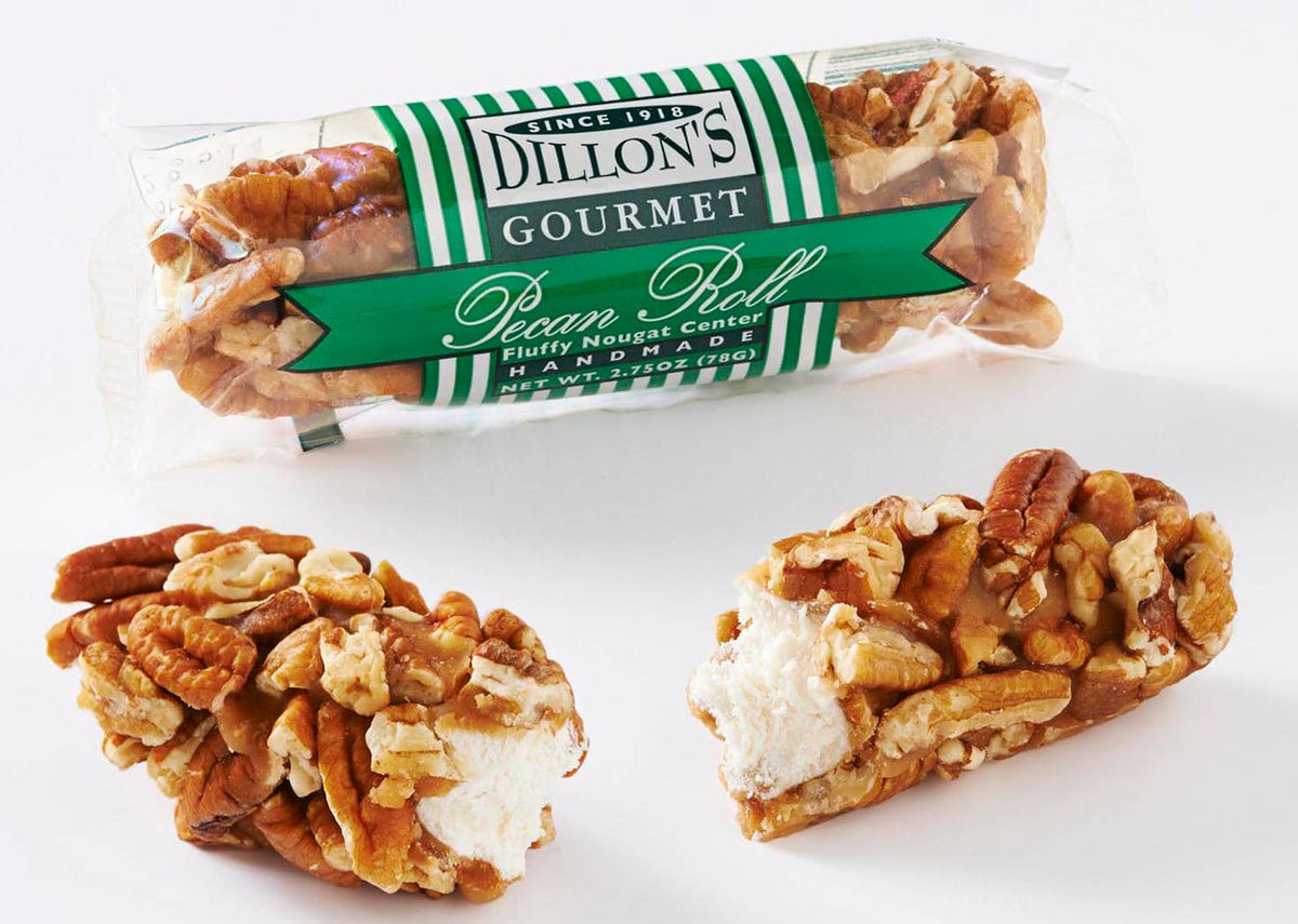 Pecan Log Roll, Gourmet, Large Pecans, 2.75 oz.
