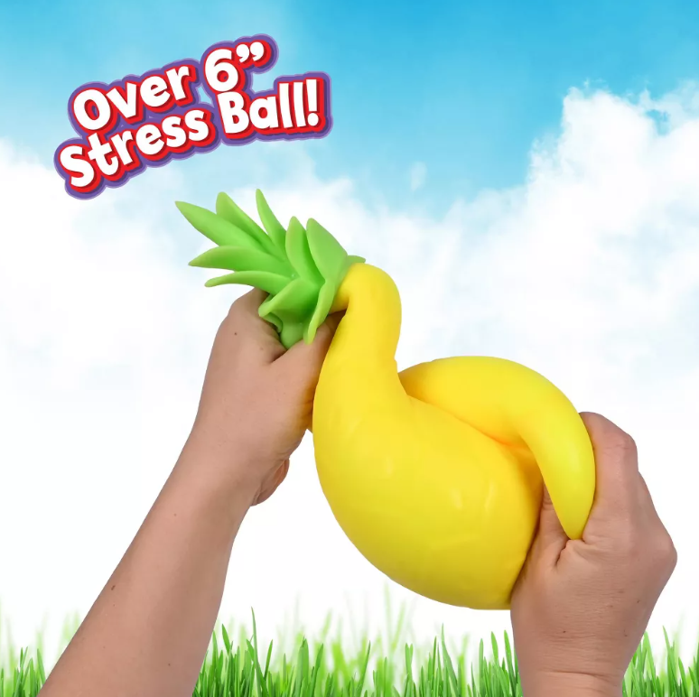 6.5" Super Jumbo Pineapple Squishy Fidget Toy Stress 735