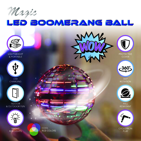 Gabbagoods Flying Ball Toys, Hover Orb, Magic Mini Drone